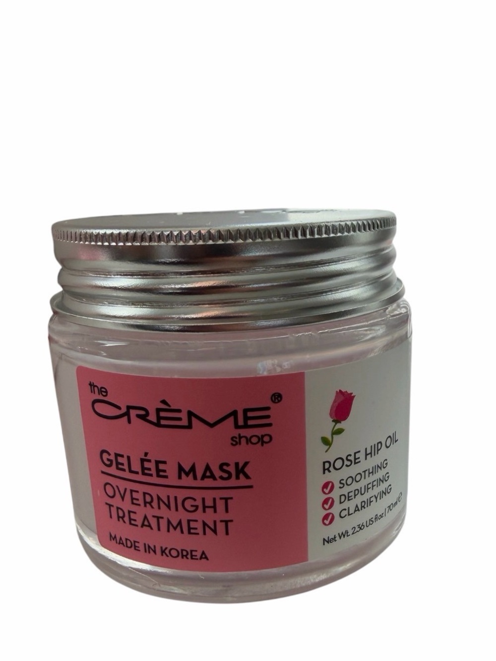 The Crème Shop Rose Hip Oil Gelée Mask Overnight Treatment